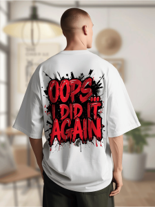 White Oversized Mokup