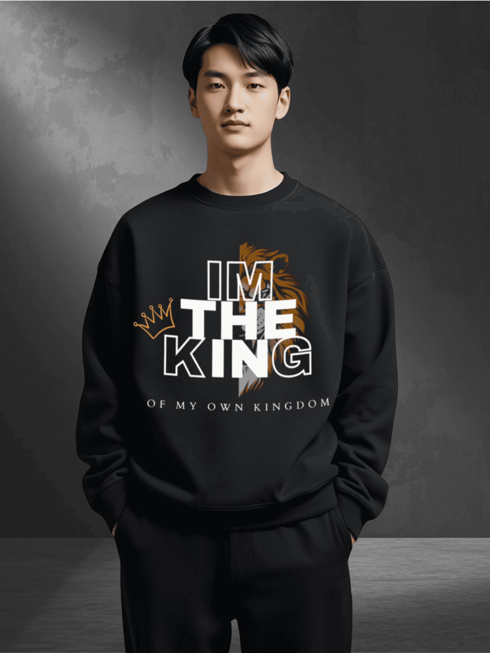 Black Sweatshirt Mockup