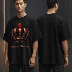 Black oversized mockup