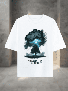 White Oversized T shirt