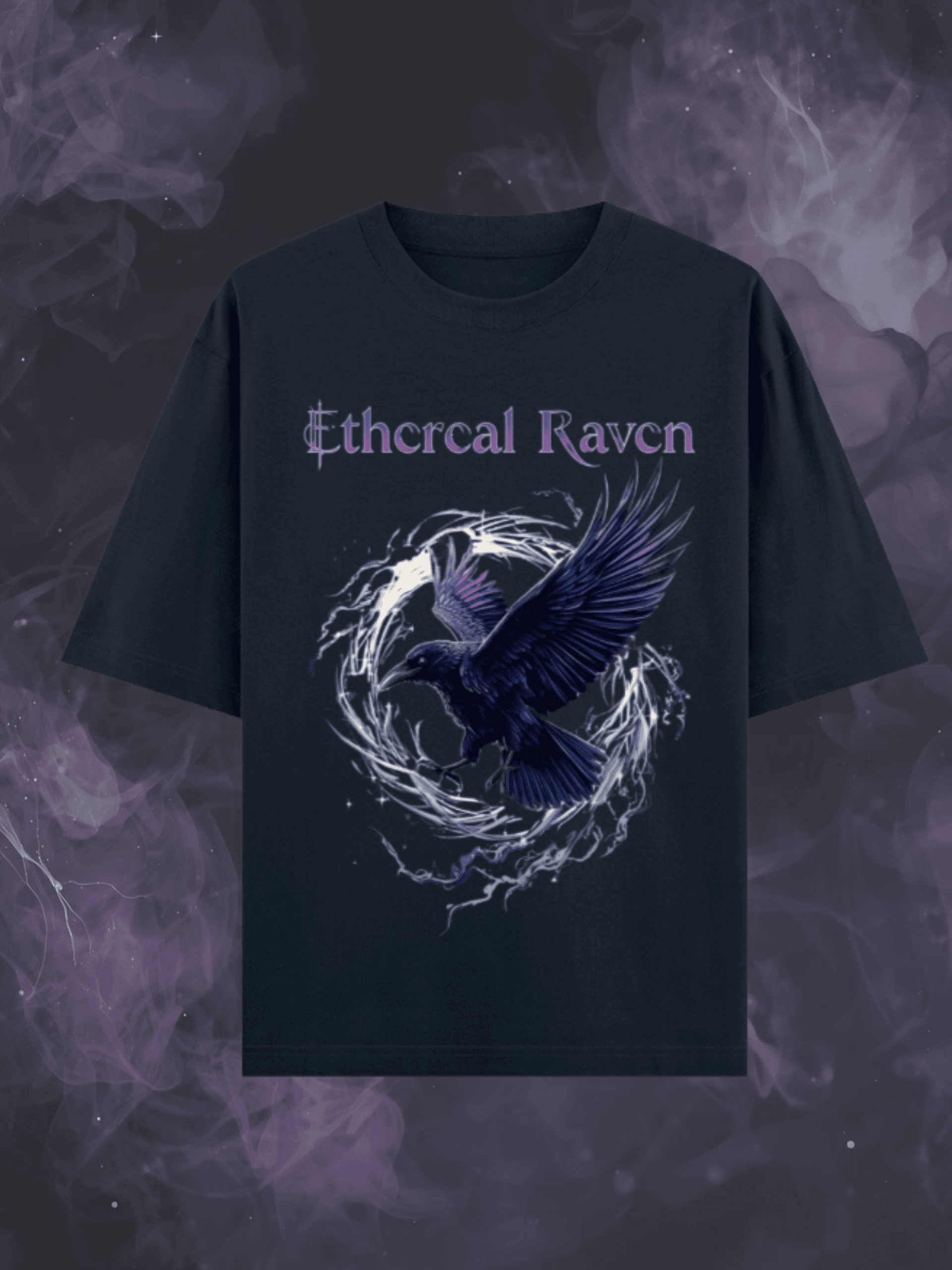 Etherial Ravan | Oversized T-Shirt - Image 3