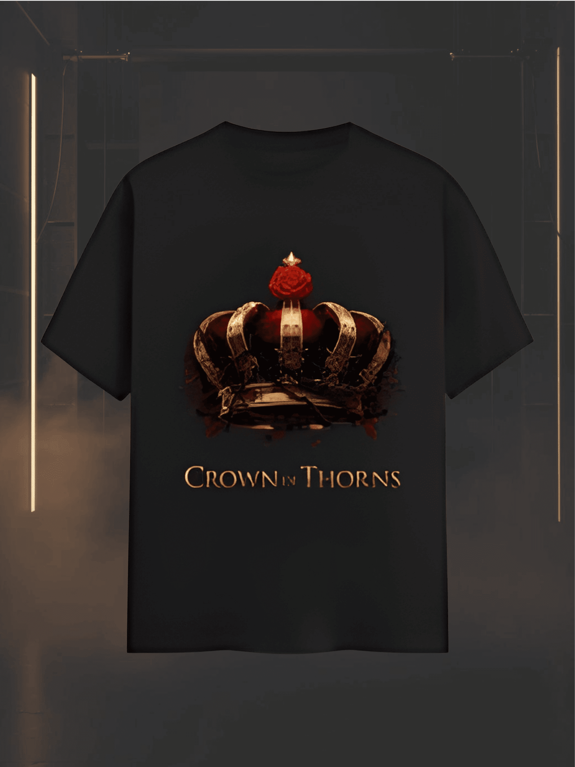 black t shirt Mockup