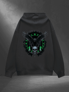 Black hoodie mockup