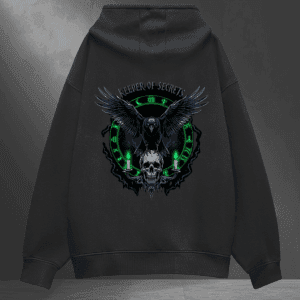 Black hoodie mockup