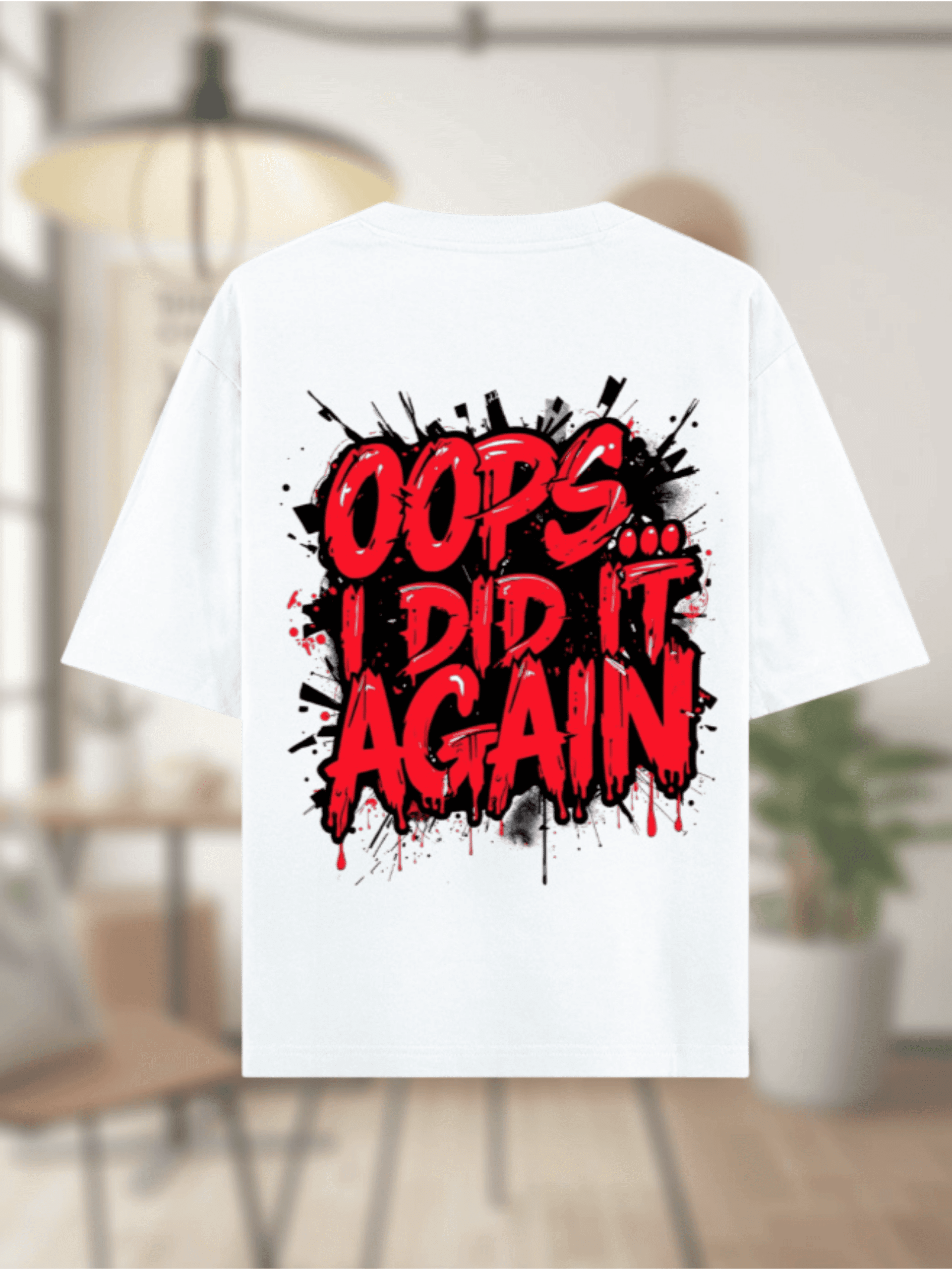 Opp’s I Did It Again | Oversized T-Shirt - Image 2