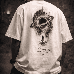 Premium | Discipline Over Time — Oversized Tee