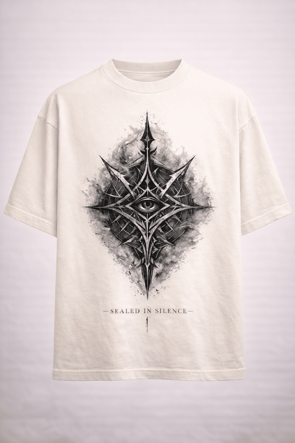 Premium | Sealed in Silence — Oversized Tee - Image 3