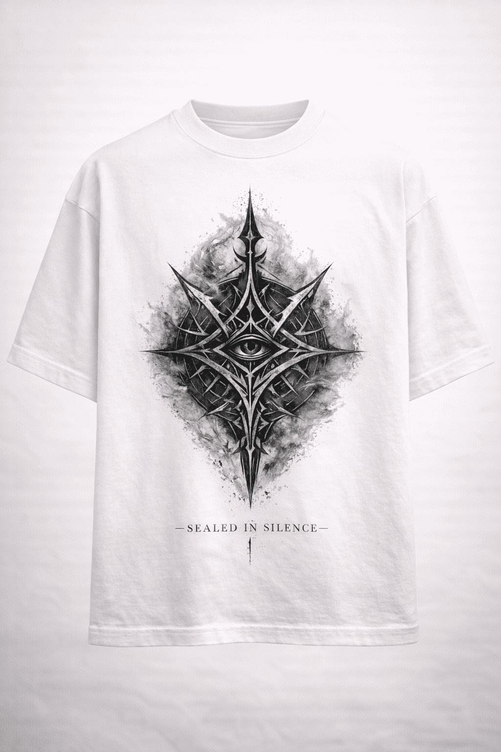 Premium | Sealed in Silence — Oversized Tee - Image 2