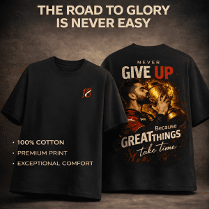 Never Give Up – Champion Tee